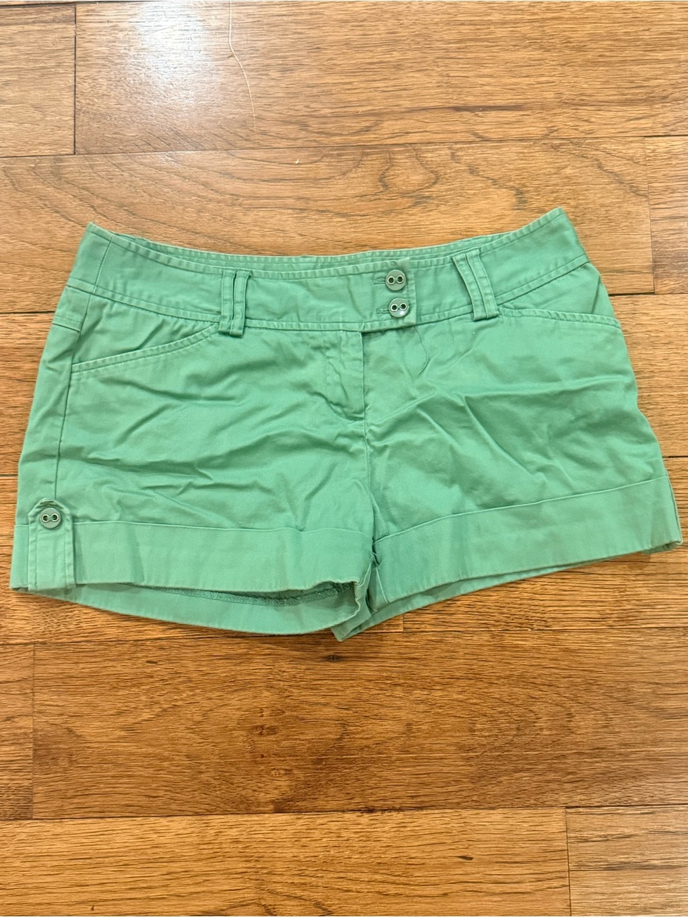 Tracy Evans Limited Women’s Green Cotton Shorts